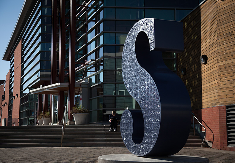 Sheridan College statue