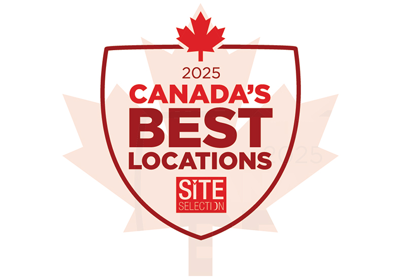 Logo for Site Selection Magazines' 2025 Canada's Best Locations 